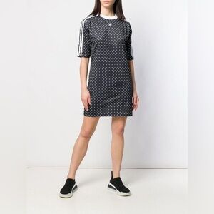 NWT Adidas Polkadots shift dress size S